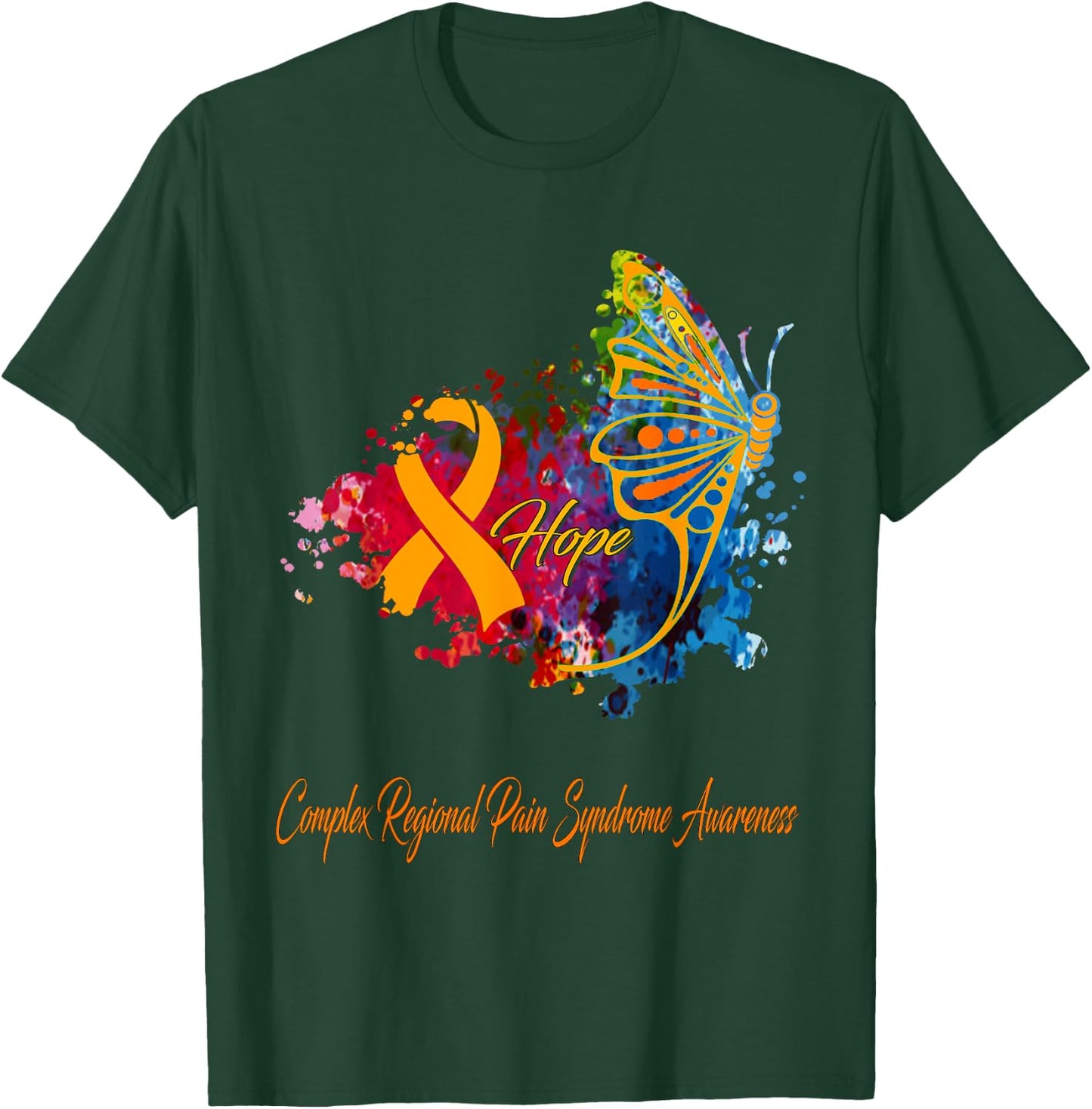 Complex Regional Pain Syndrome Awareness T-Shirt - T-Shirt | Forest