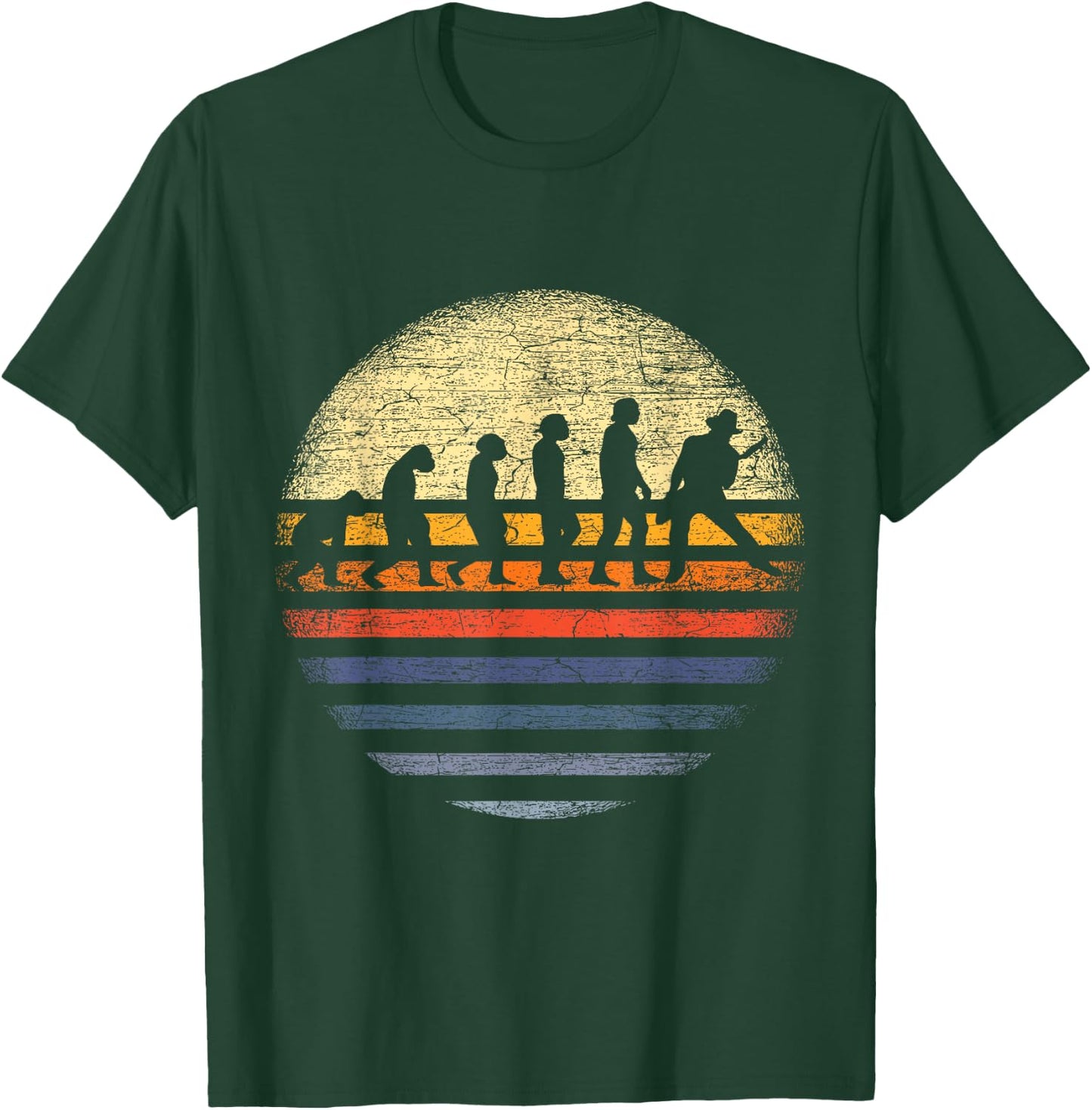Bass-Guitarists Gifts Evolution Bass Guitar T-Shirt - T-Shirt | Forest