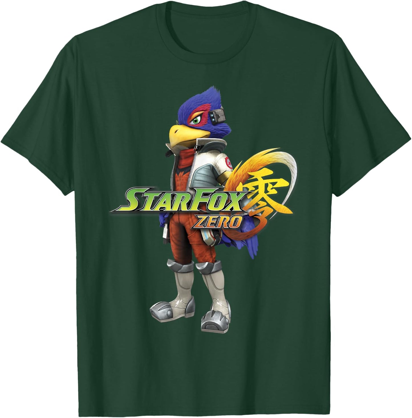 Nintendo Star Fox Zero Falco Logo T-Shirt - T-Shirt | Forest