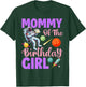 Two The Moon Mommy Of the Birthday Girl Astronaut Family T-Shirt - T-Shirt | Forest