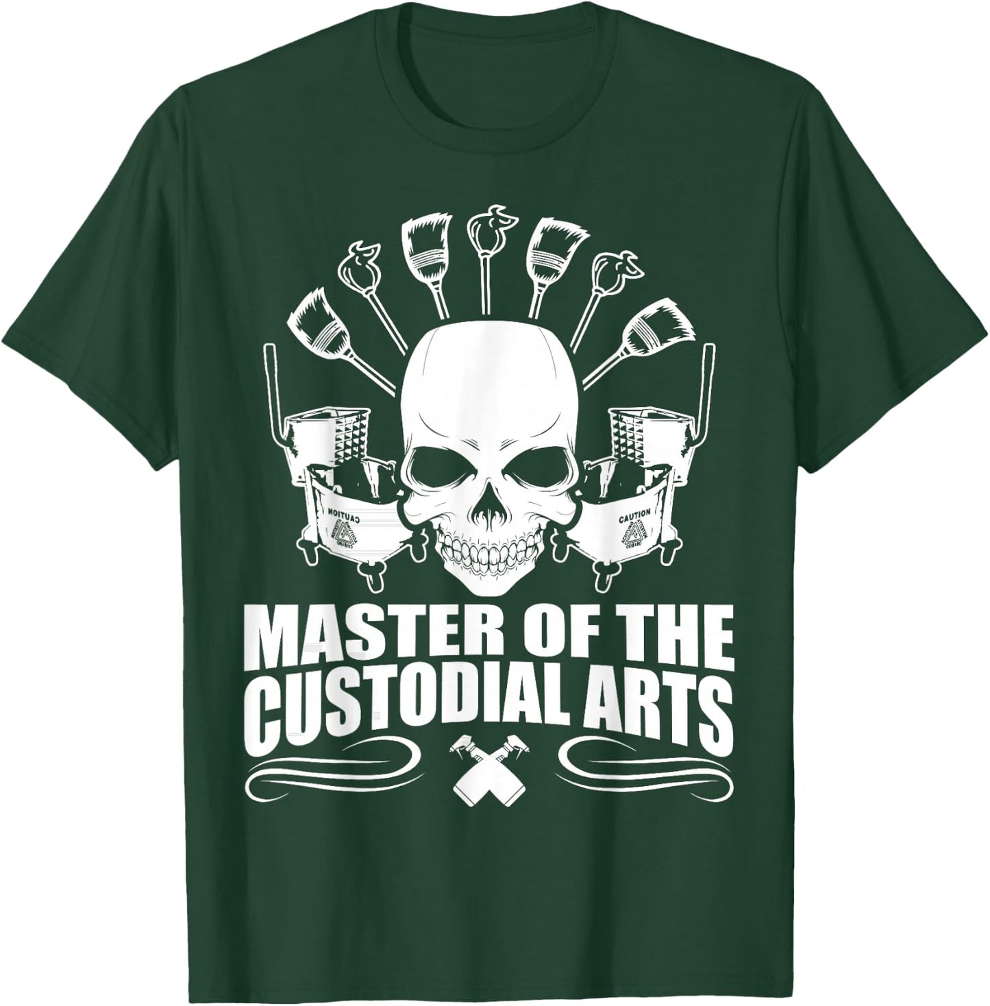 Janitors - Masters Of The Custodial Arts T-Shirt - T-Shirt | Forest