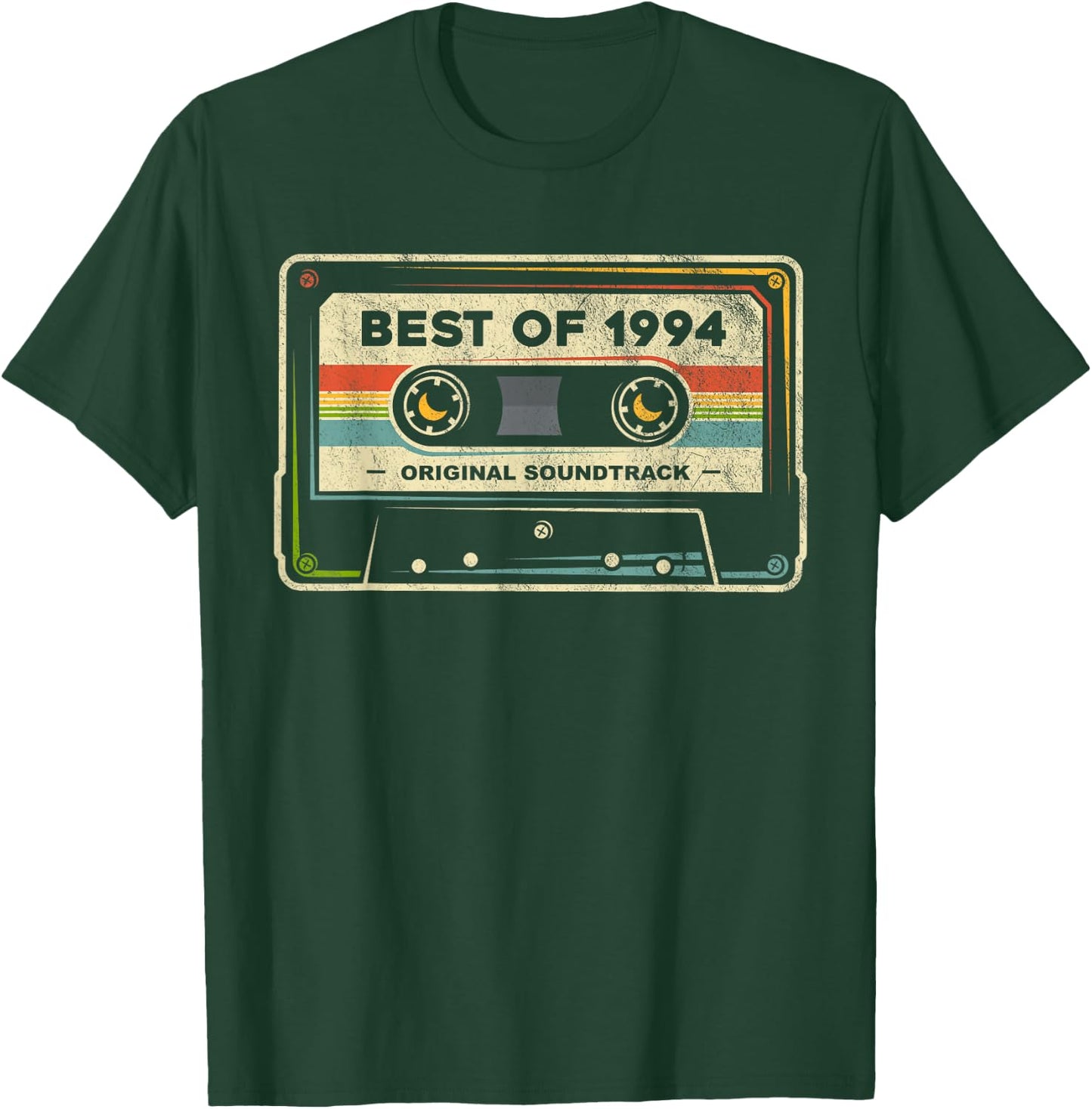 Retro Best of 1994 Mixtape Vintage 30th Birthday Cassette T-Shirt - T-Shirt | Forest