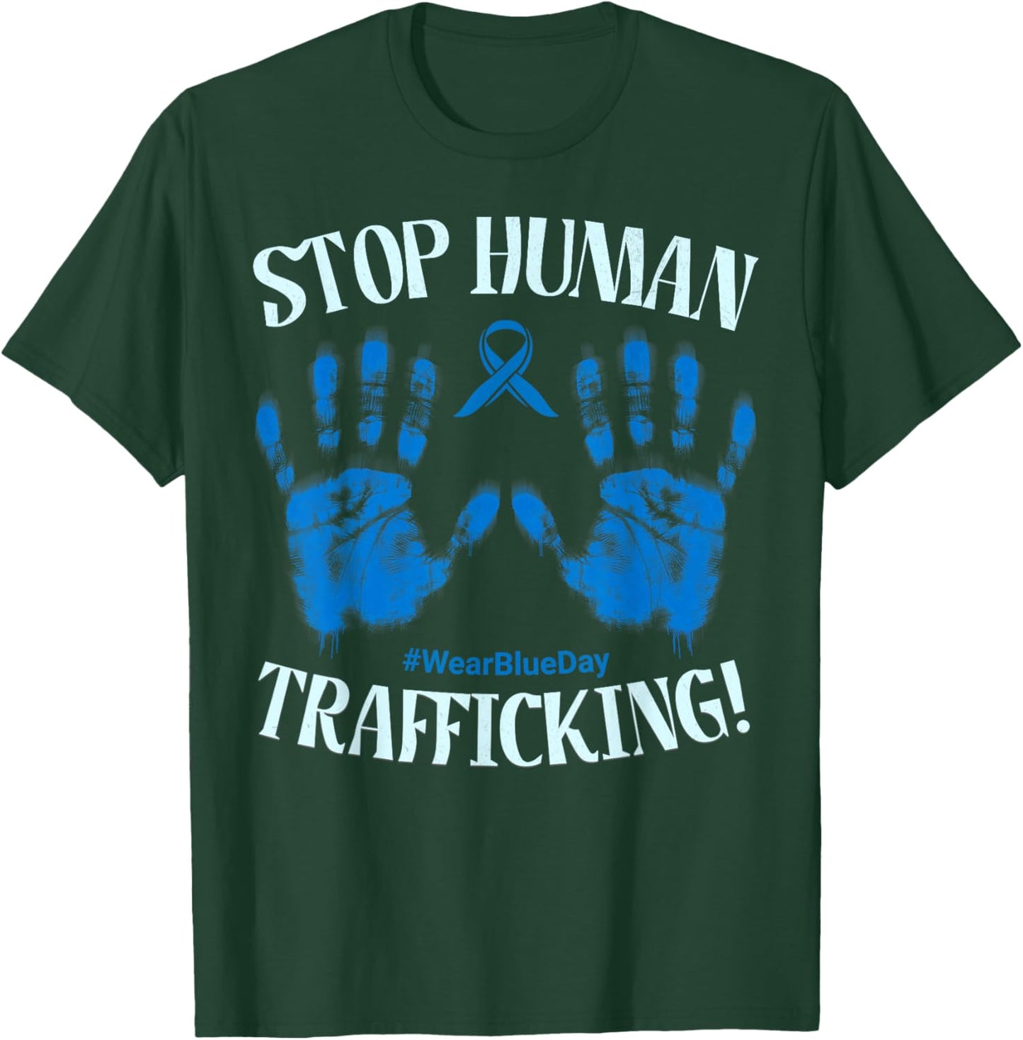 Stop Human Trafficking Awareness Month January 11 Costume T-Shirt - T-Shirt | Forest