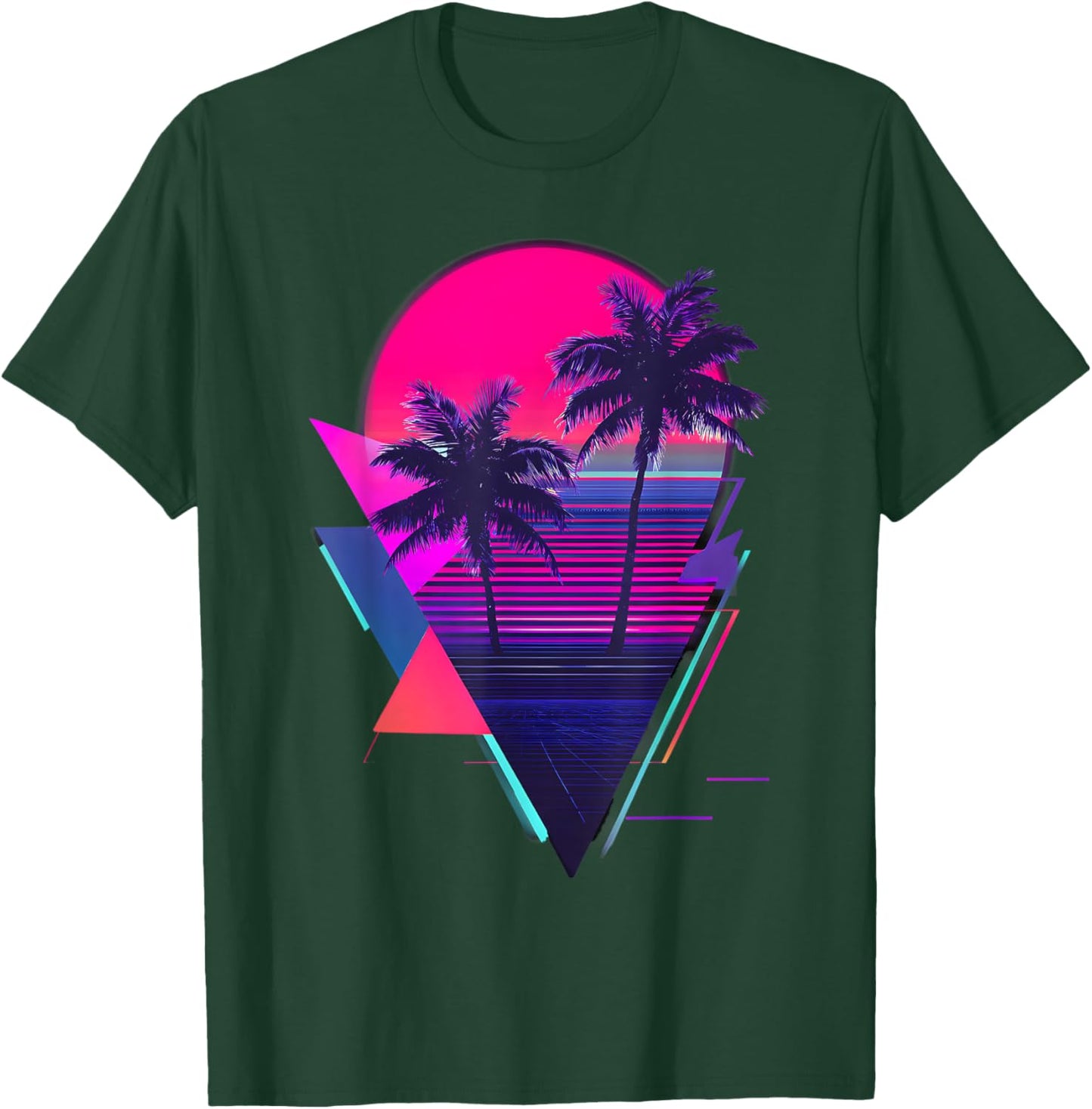 Vaporwave Retro 80s T-Shirt - T-Shirt | Forest