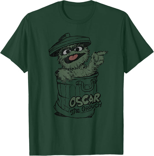 Sesame Street Oscar Early Grouch T-Shirt - T-Shirt | Forest