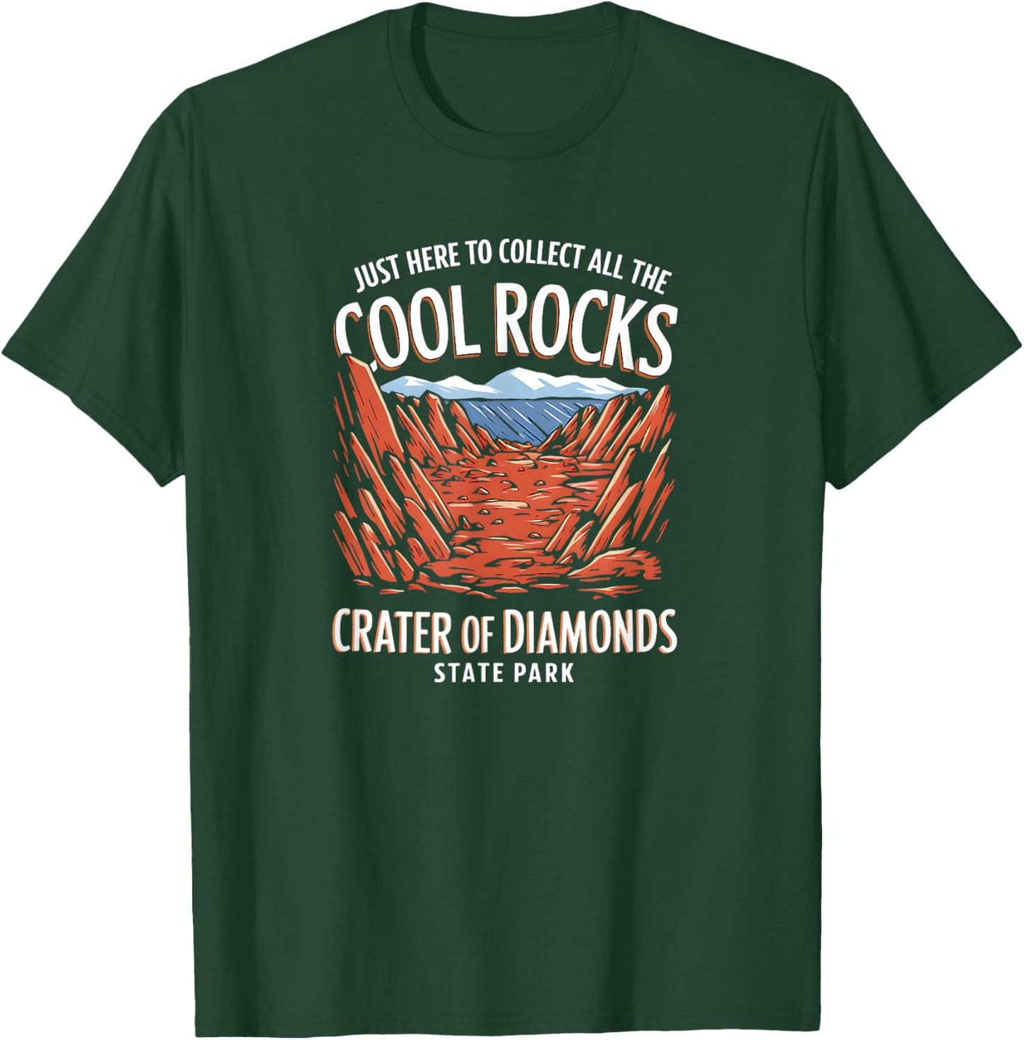 Funny Rock Collector Crater Of Diamonds State Park T-Shirt - T-Shirt | Forest