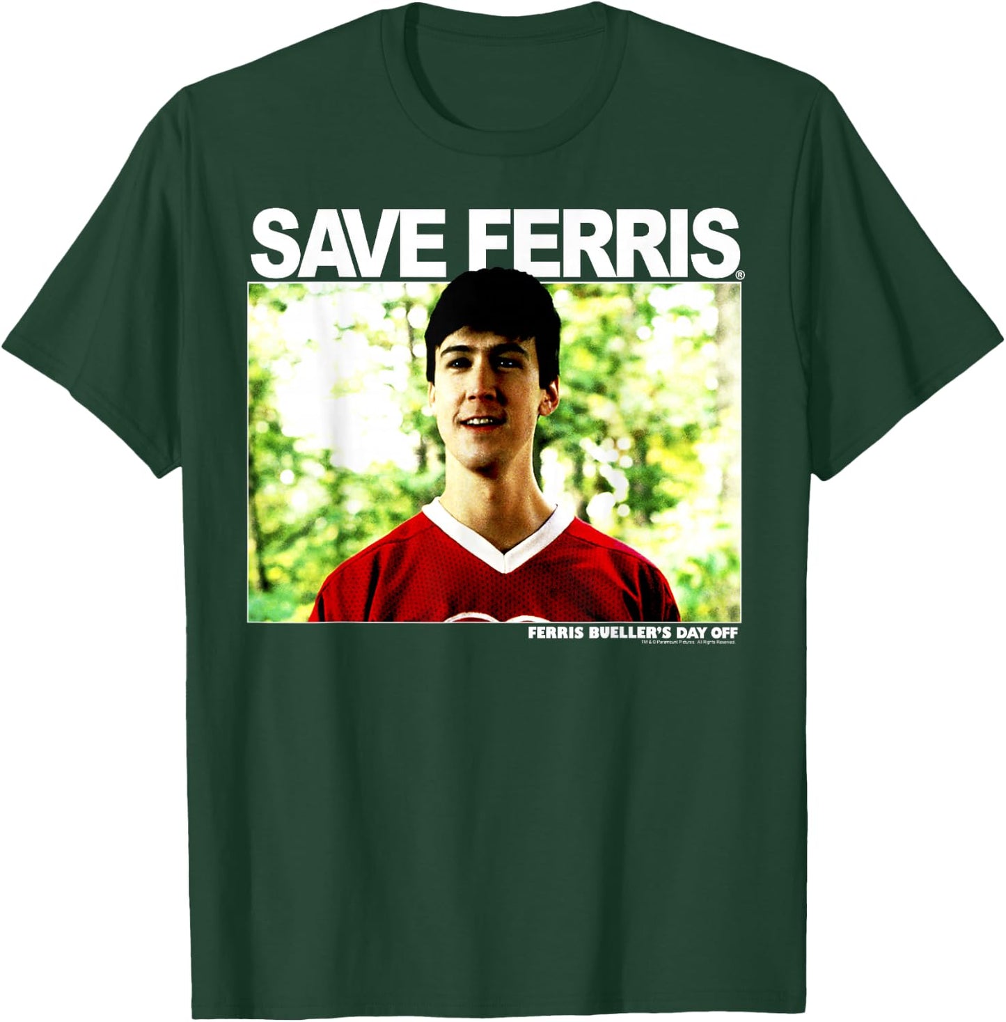 Ferris Bueller's Day Off Cameron Save Ferris Photoreal T-Shirt - T-Shirt | Forest