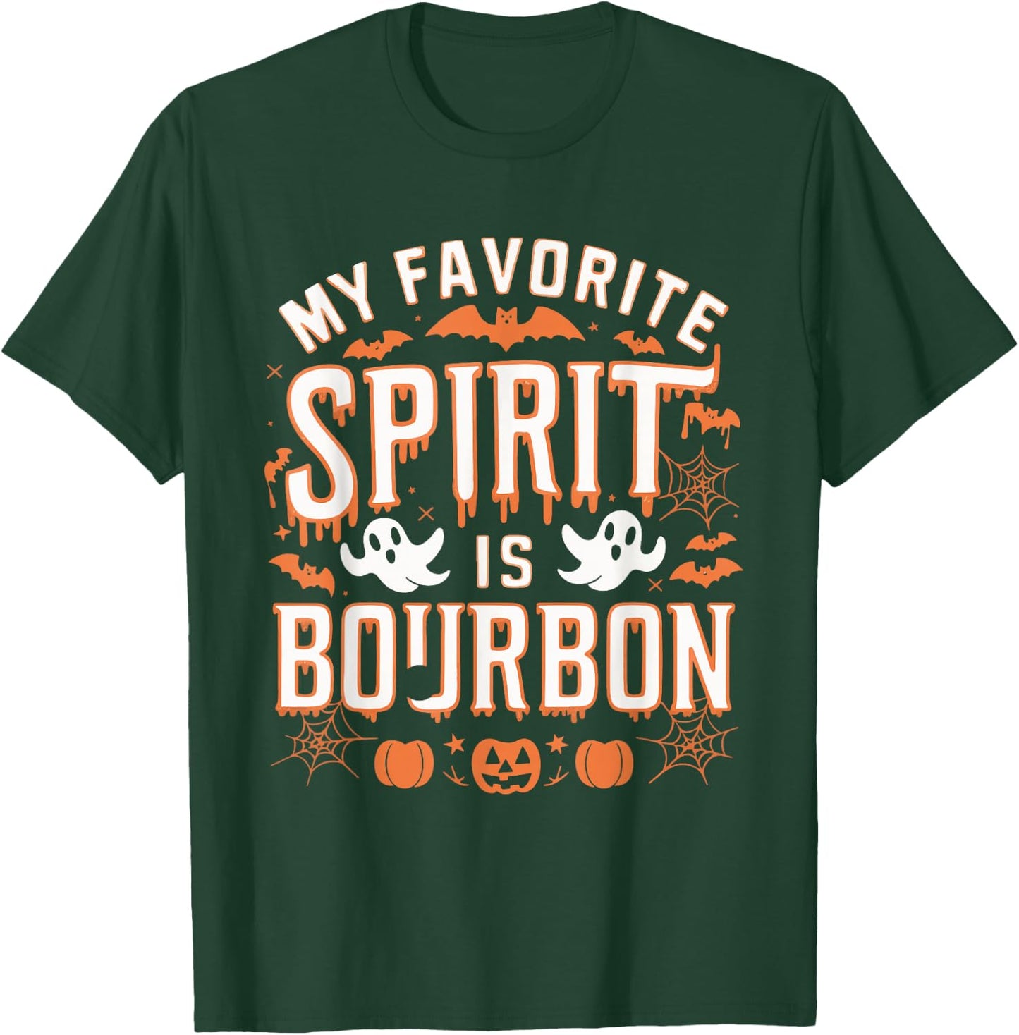 My Favorite Spirit Is Bourbon T-Shirt - T-Shirt | Forest
