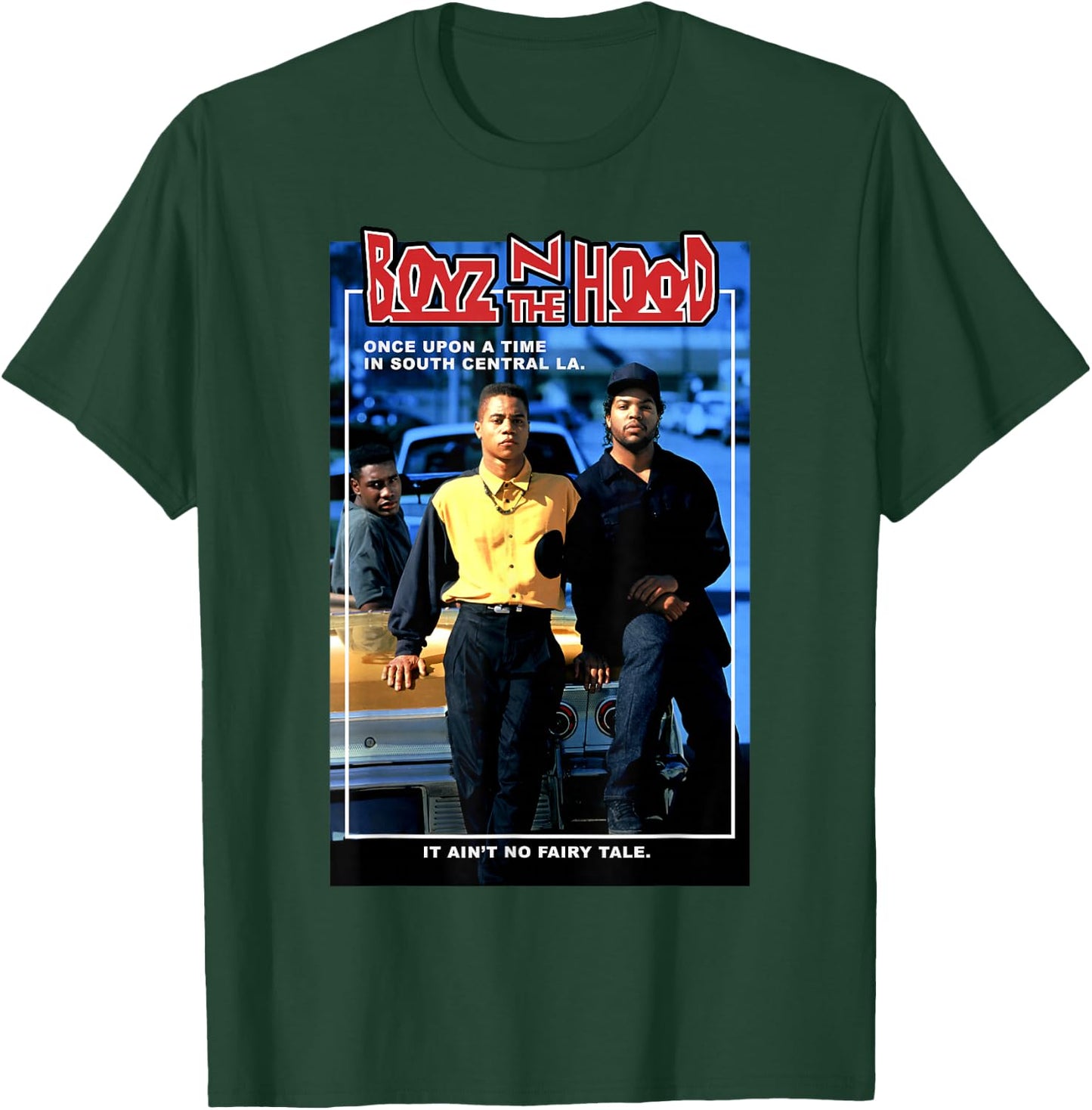 Boyz N The Hood Doughboy and Tre Once Upon A Time Portrait Short Sleeve T-Shirt - T-Shirt | Forest