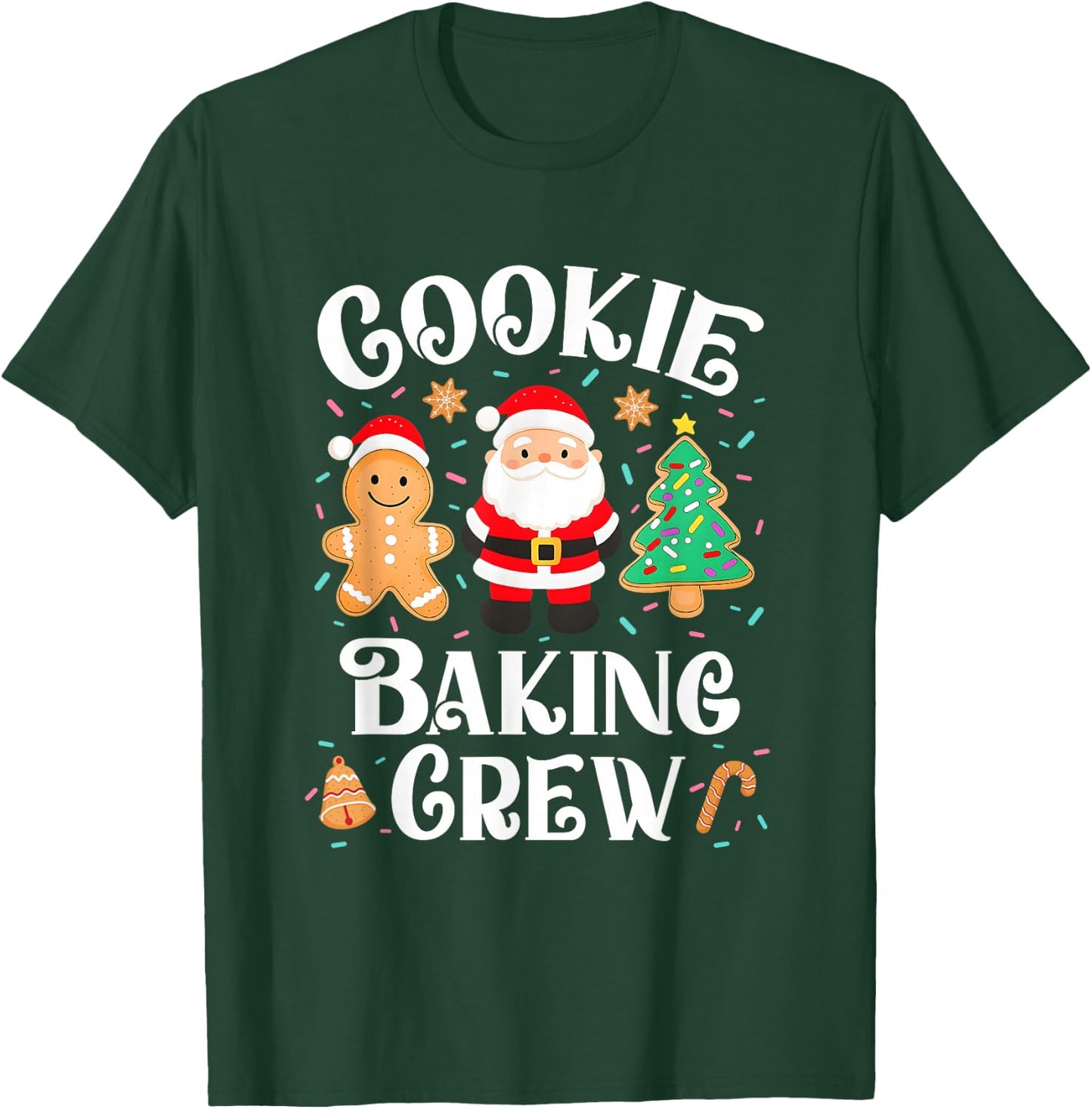Christmas Cookie Baking Crew Cookie Crew Family Matching T-Shirt - T-Shirt | Forest