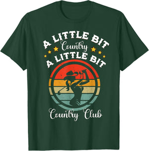 Country Golf Southern Cowgirl Golfing Country Club Golfer T-Shirt - T-Shirt | Forest