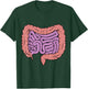 Intestine Gut Digestive System Diagram T-Shirt - T-Shirt | Forest
