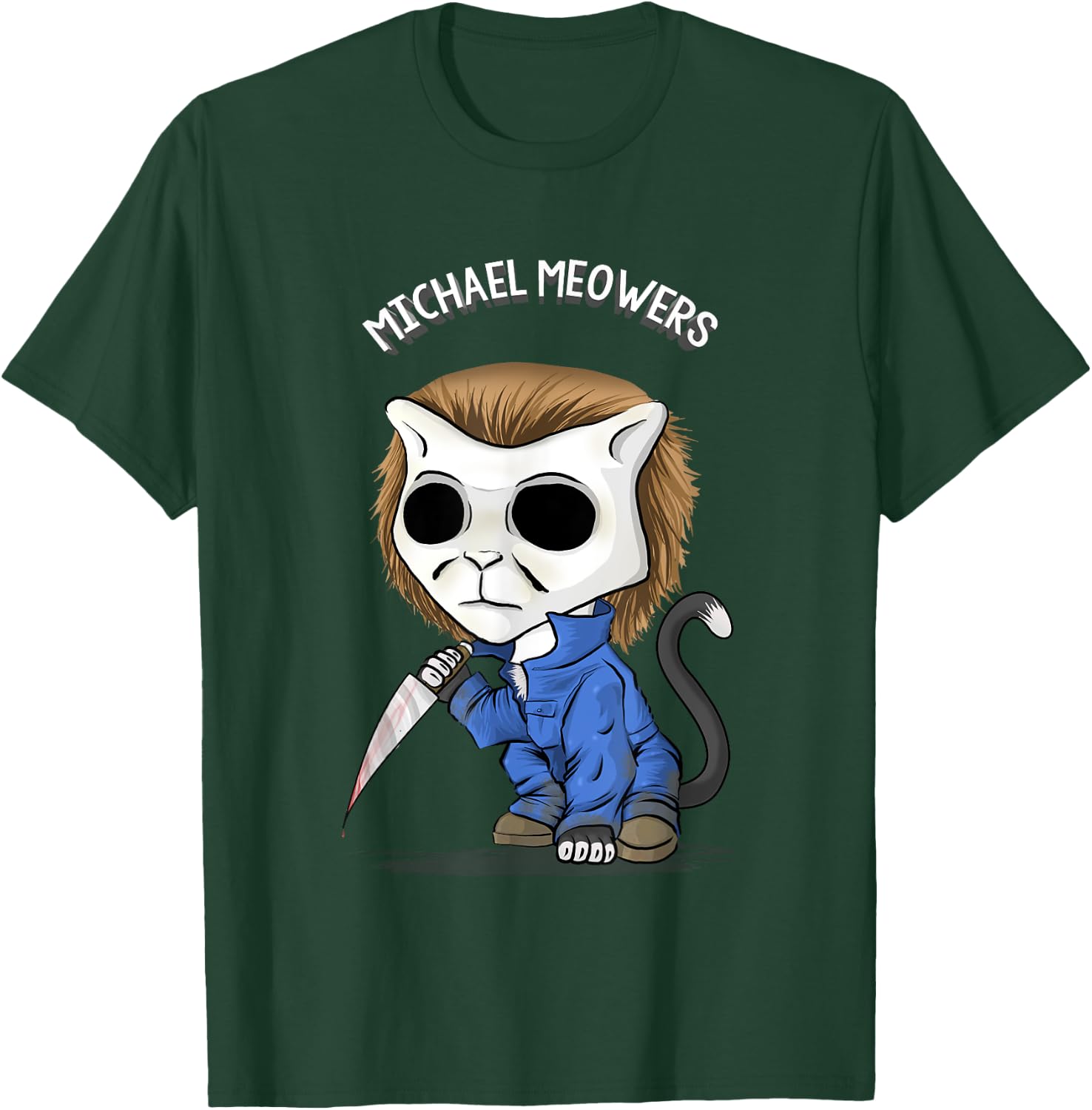 Michael Meowers/Halloween Cat T-Shirt - T-Shirt | Forest