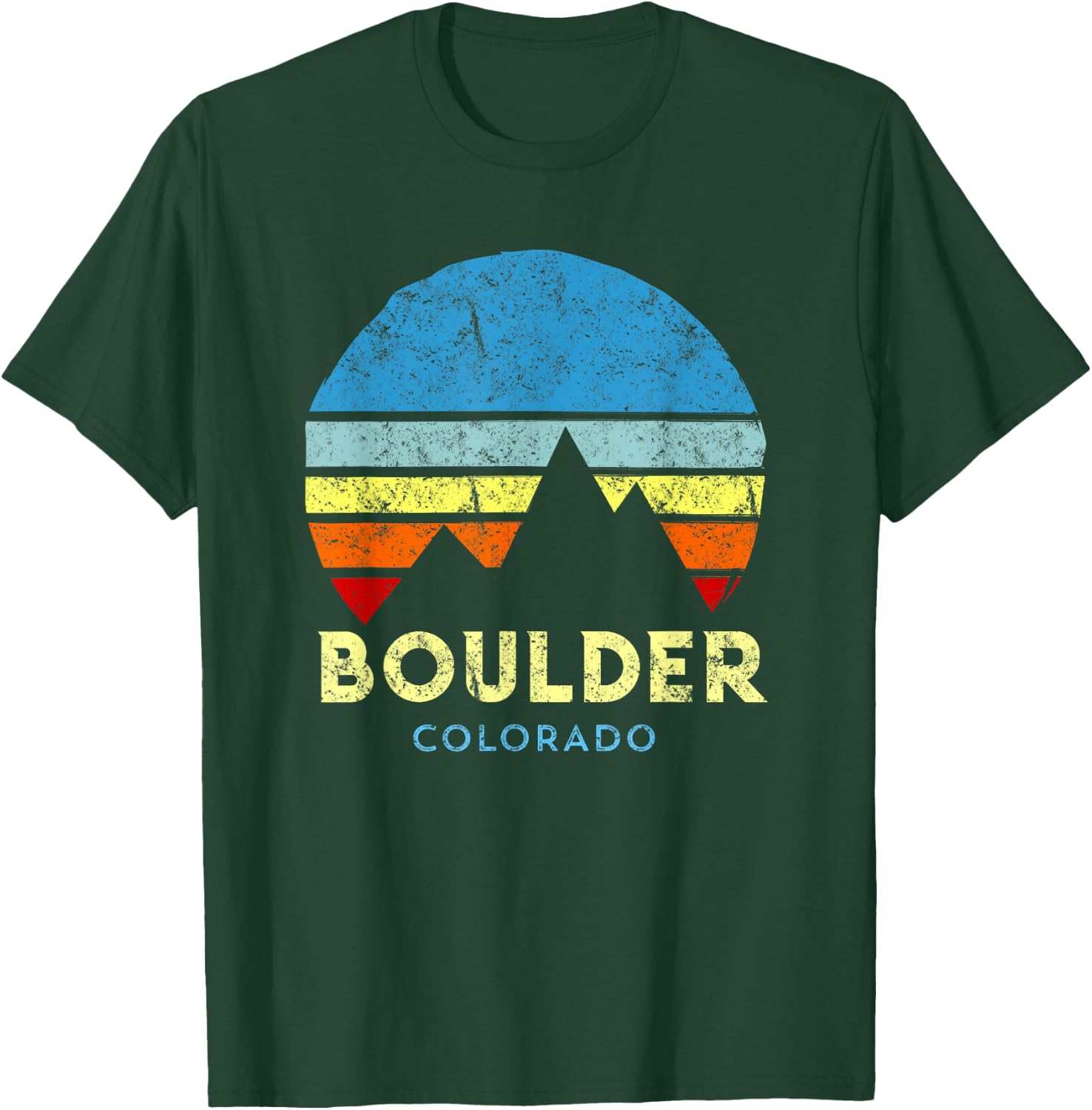 Boulder Colorado T-Shirt - T-Shirt | Forest