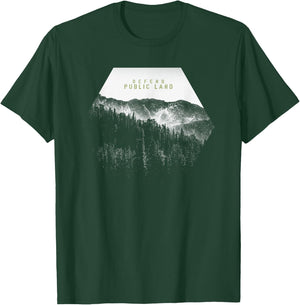 Defend Public Land T-Shirt - T-Shirt | Forest