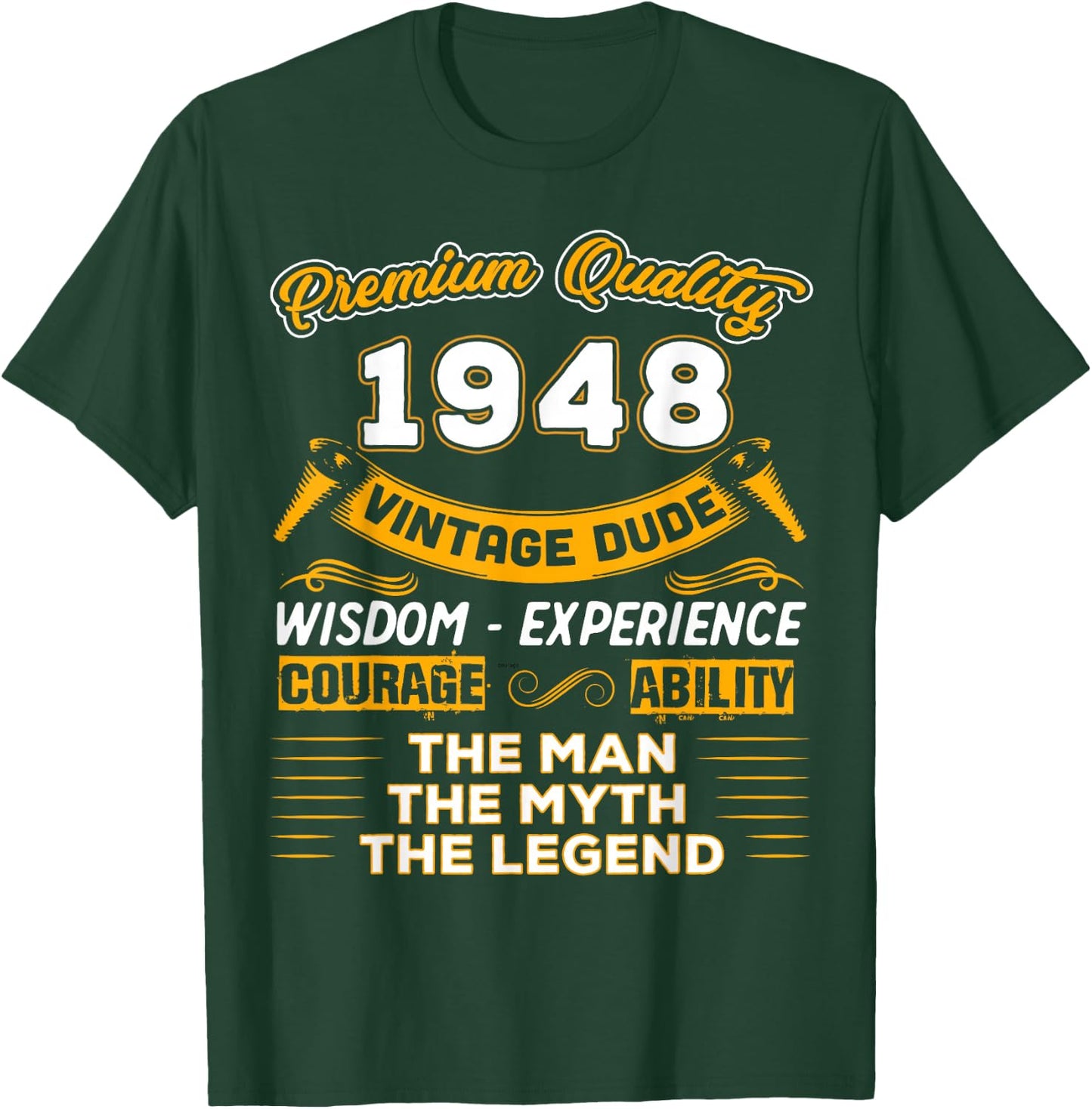 The Man Myth Legend 1948 78th Birthday Gift 78 Years Old T-Shirt - T-Shirt | Forest