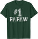 #1 PaPaw T Shirt - Number One Father's Day Gift T-Shirt - T-Shirt | Forest