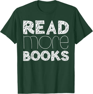 Read More Books Shirt English Teacher Reading Lover T-Shirt - T-Shirt | Forest