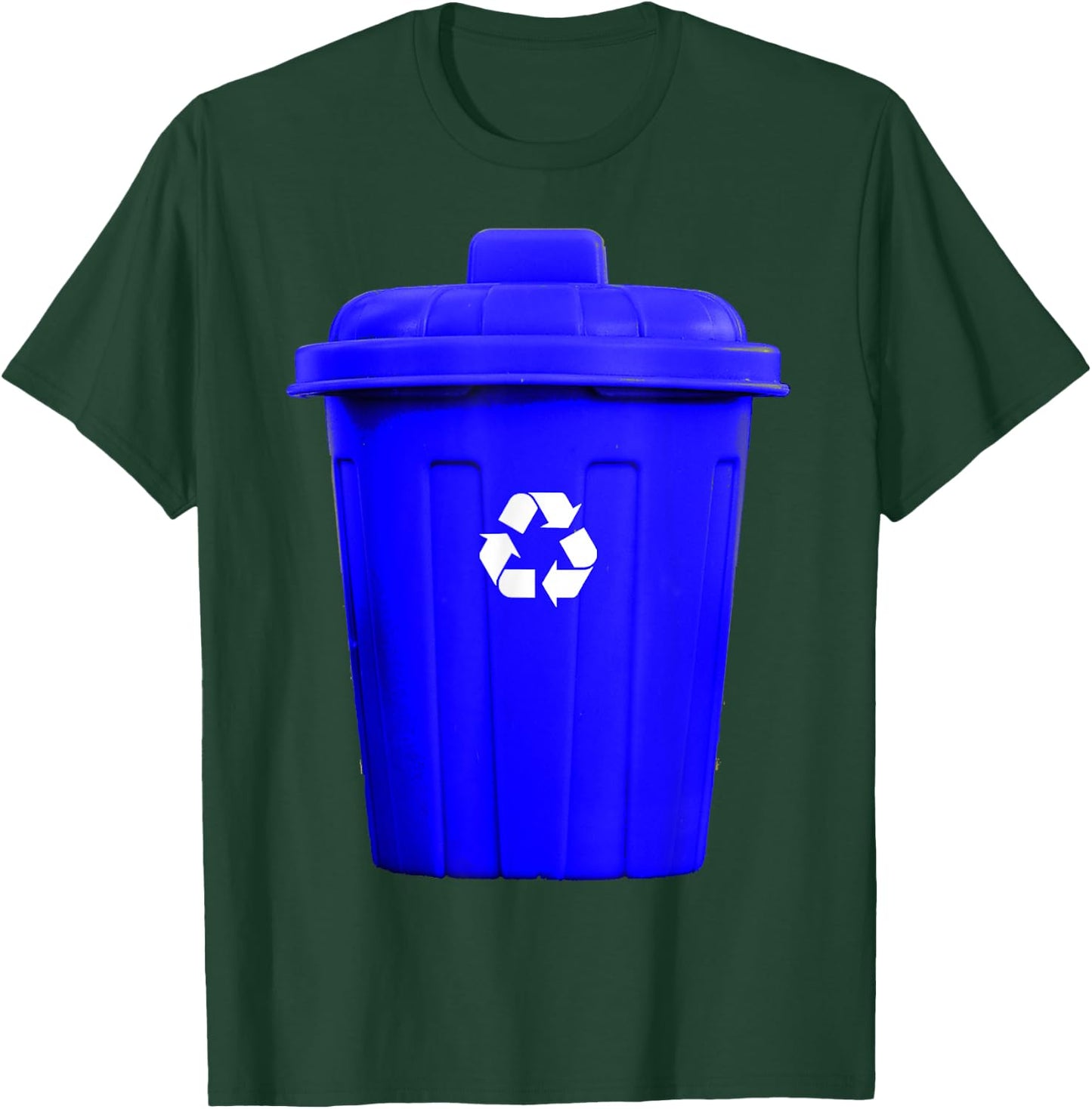 Recycling Can Funny Hilarious Halloween Costume T-Shirt - T-Shirt | Forest