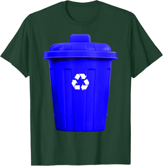 Recycling Can Funny Hilarious Halloween Costume T-Shirt - T-Shirt | Forest