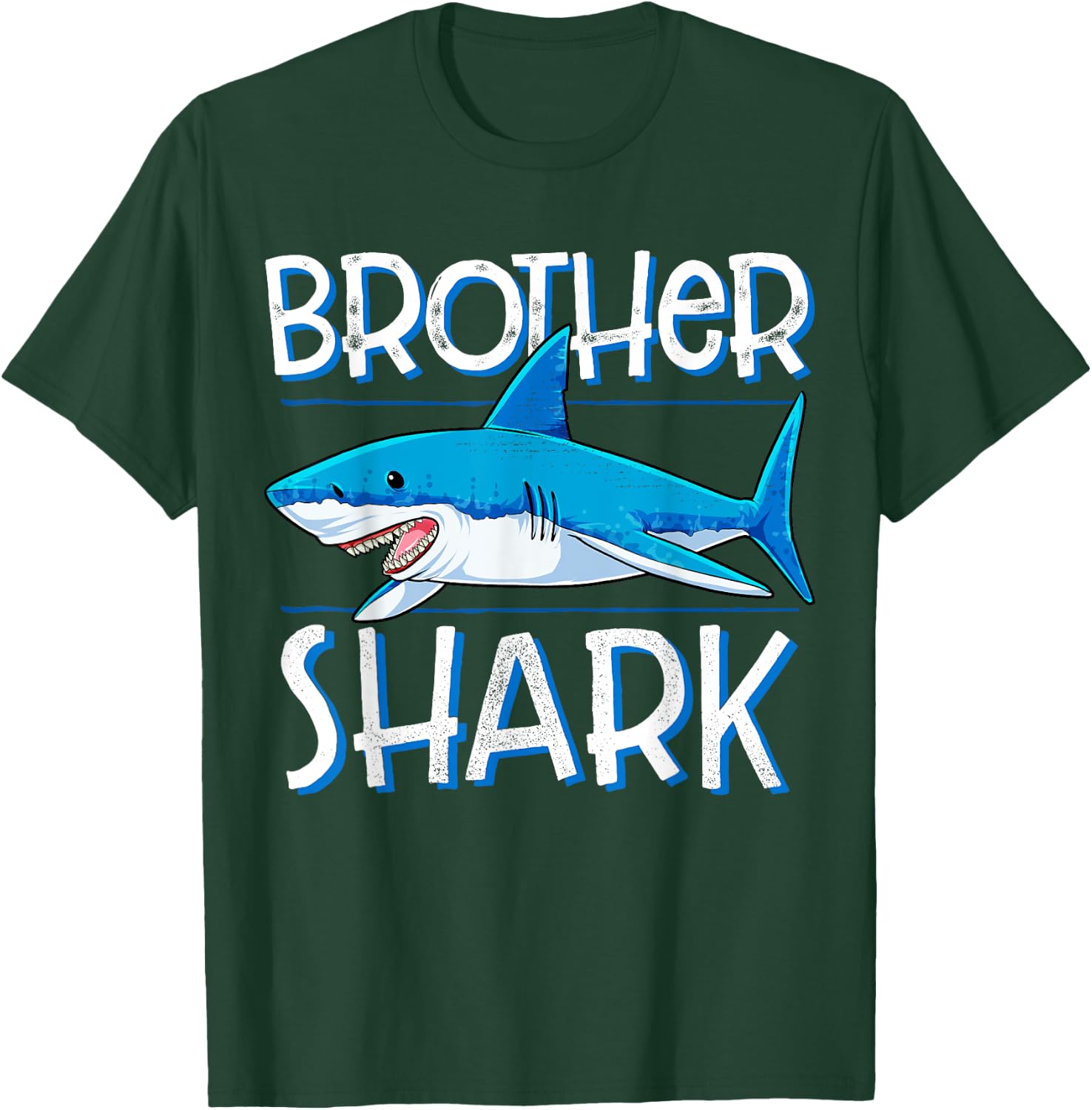 Brother Shark T Shirt Family Matching Men Boys Jawsome Gifts T-Shirt - T-Shirt | Forest
