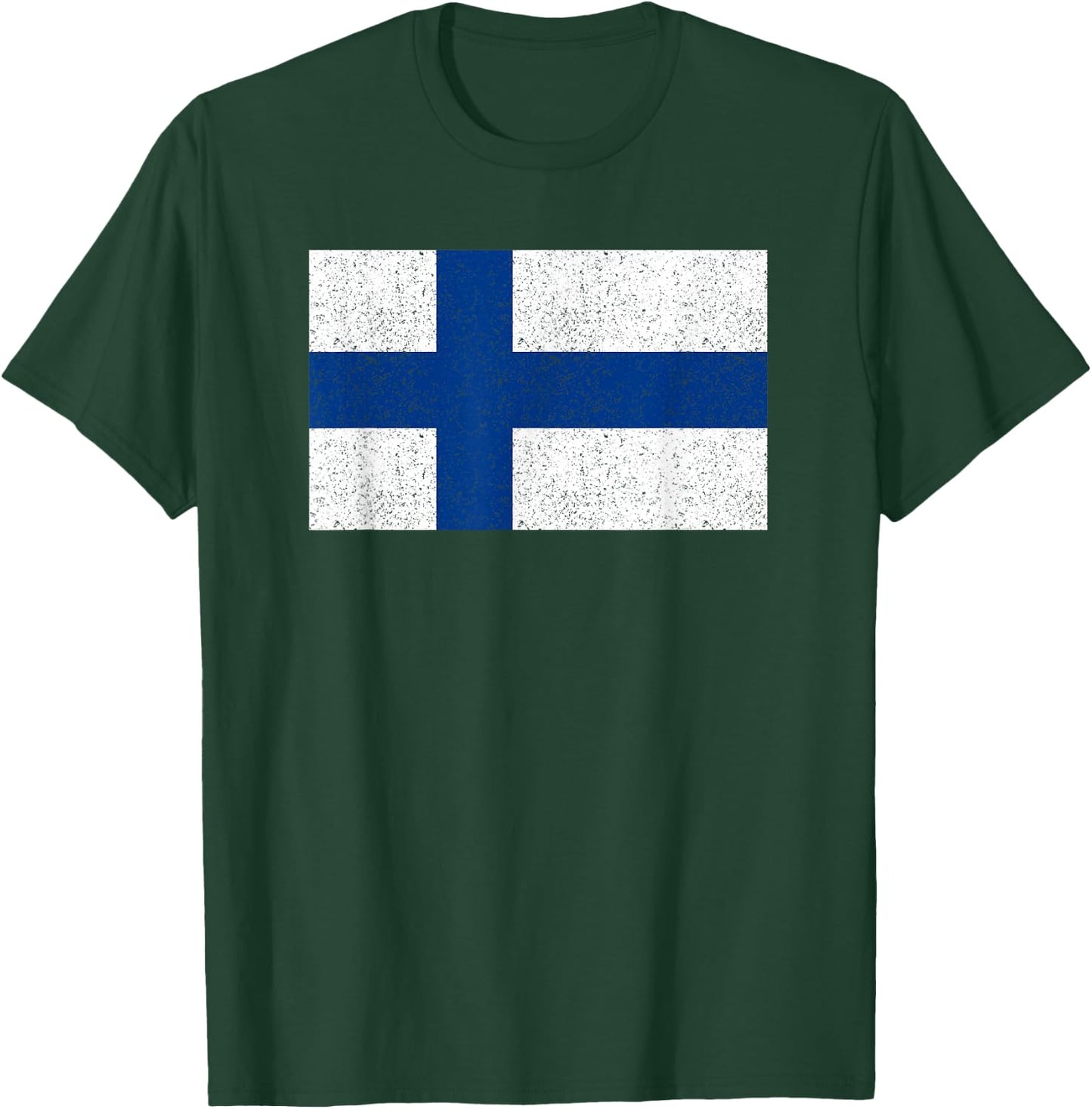Finland Flag (Finnish Flag) T-Shirt - T-Shirt | Forest