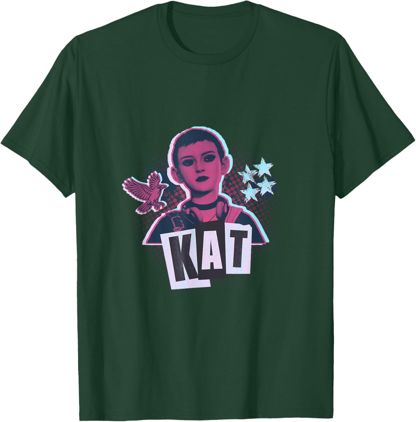 Kat Mikaelsen Short Hair 90s Grunge Lost Records Bloom Rage T-Shirt - T-Shirt | Forest