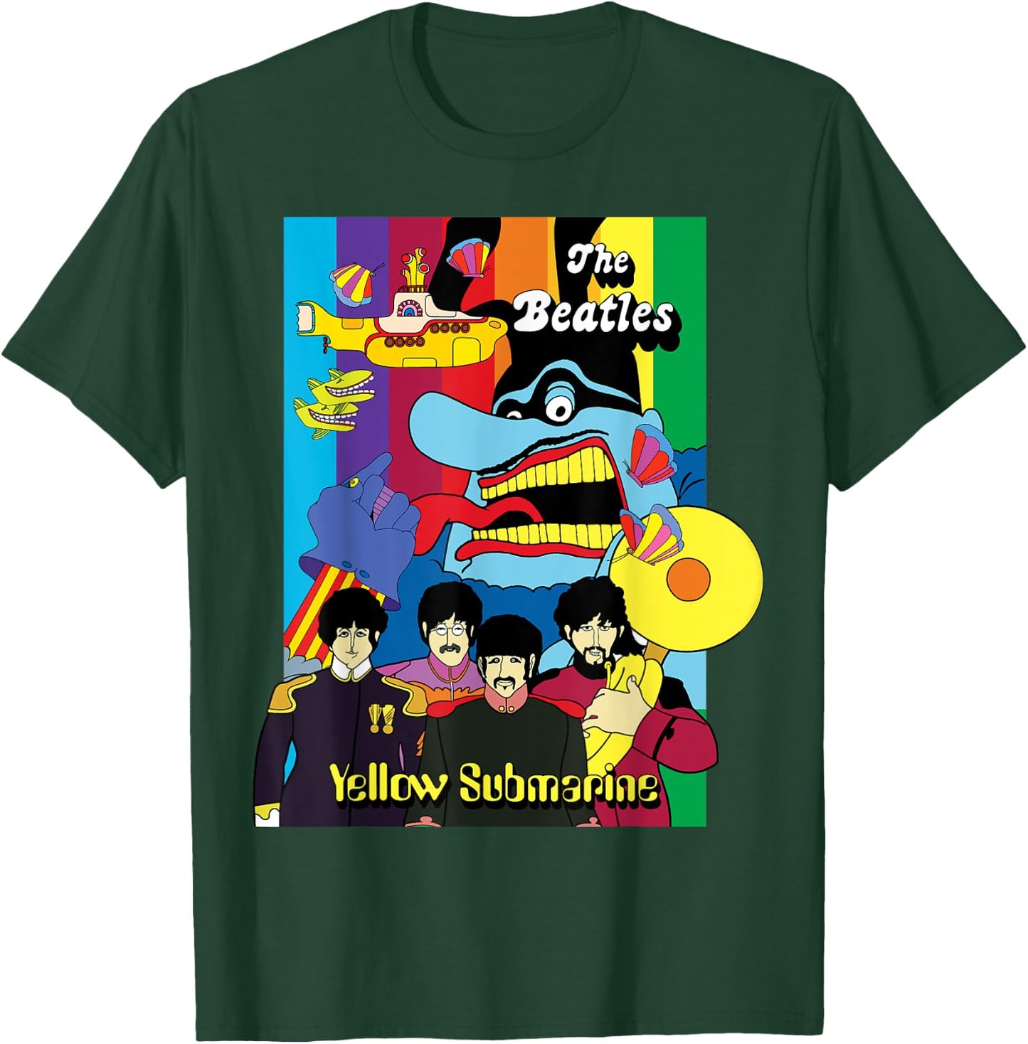 The Beatles - Collage Poster T-Shirt - T-Shirt | Forest