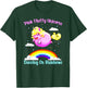 Pink Fluffy Unicorns Dancing On Rainbows T Shirt T-Shirt - T-Shirt | Forest