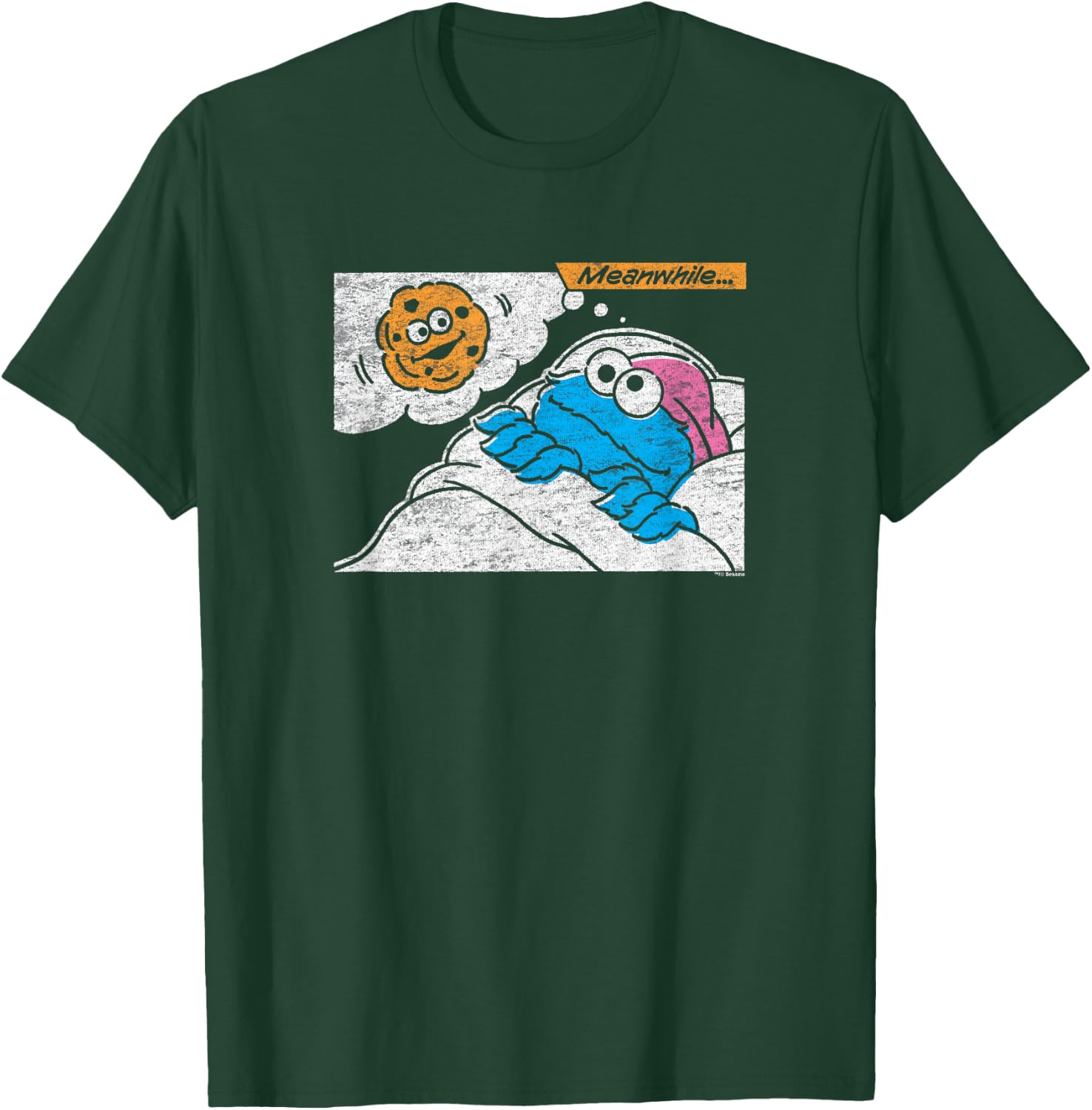 Sesame Street Cookie Monster Meanwhile T-Shirt - T-Shirt | Forest