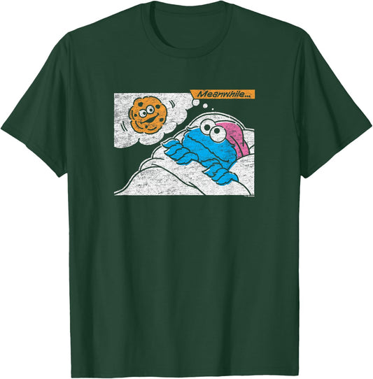Sesame Street Cookie Monster Meanwhile T-Shirt - T-Shirt | Forest