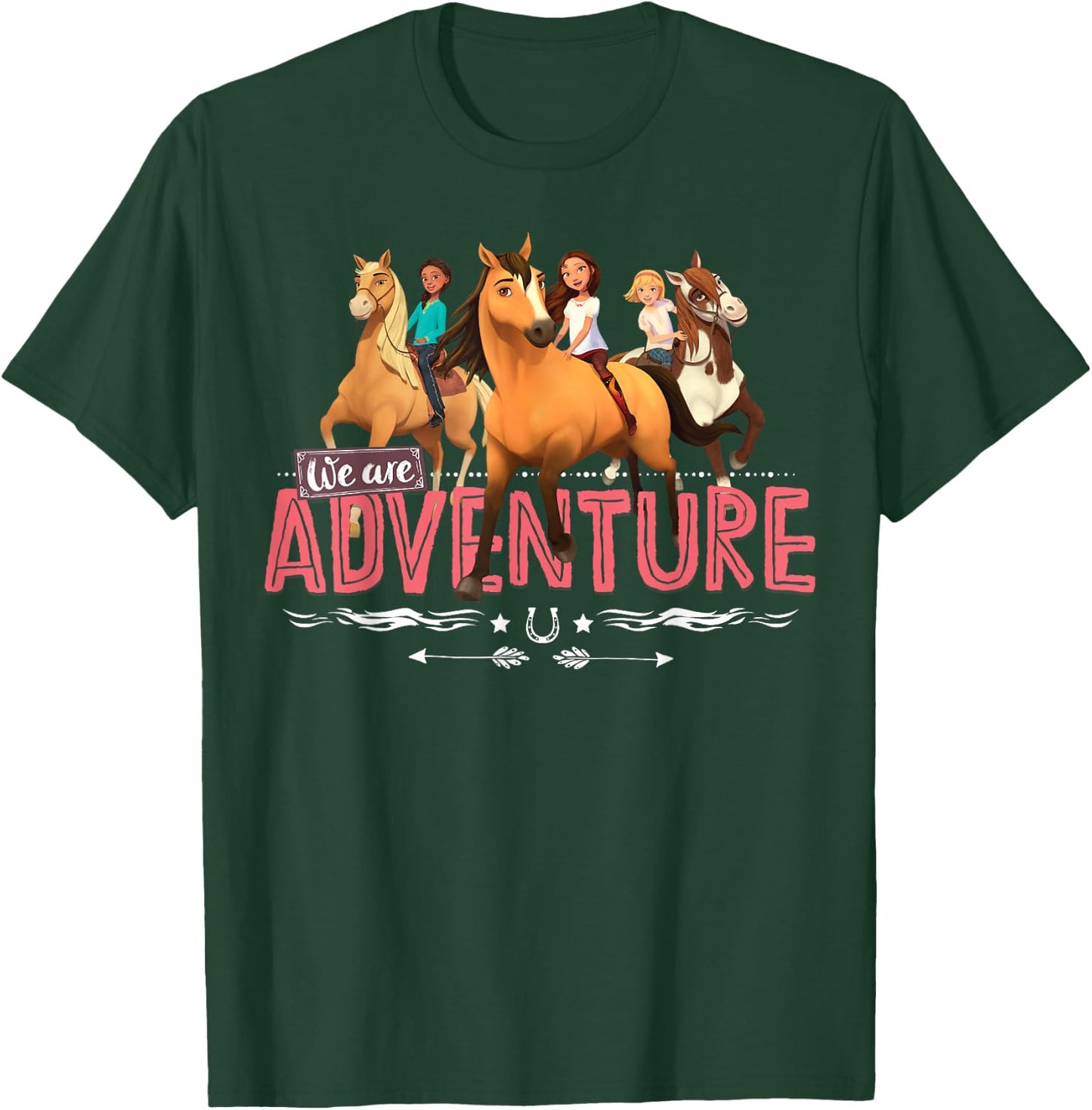 DreamWorks Spirit Riding Free Adventure T-Shirt - T-Shirt | Forest