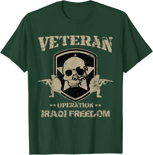 Military Veteran Shirt Operation Iraqi Freedom T-Shirt - T-Shirt | Forest