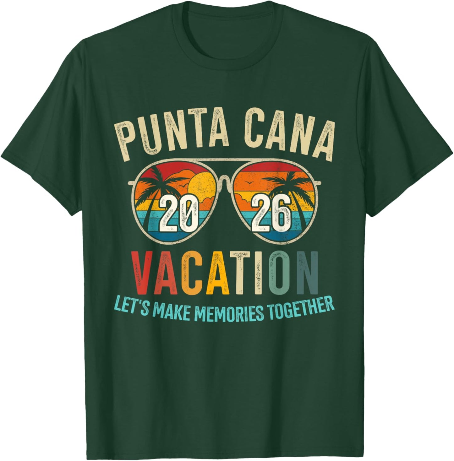 Punta Cana 2026 Vacation T-Shirt - T-Shirt | Forest