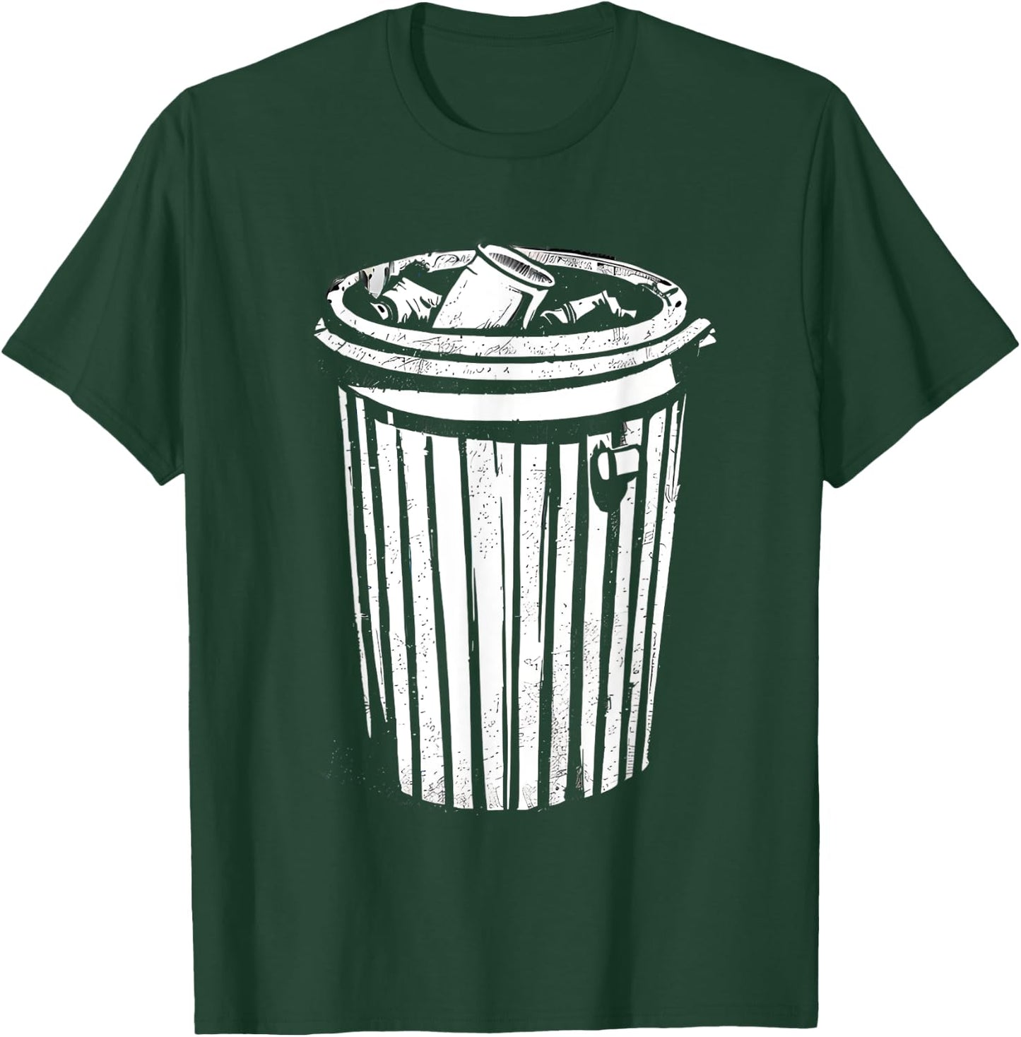 Trash Can Halloween Costume Garbage Can Trashcan Costume T-Shirt - T-Shirt | Forest