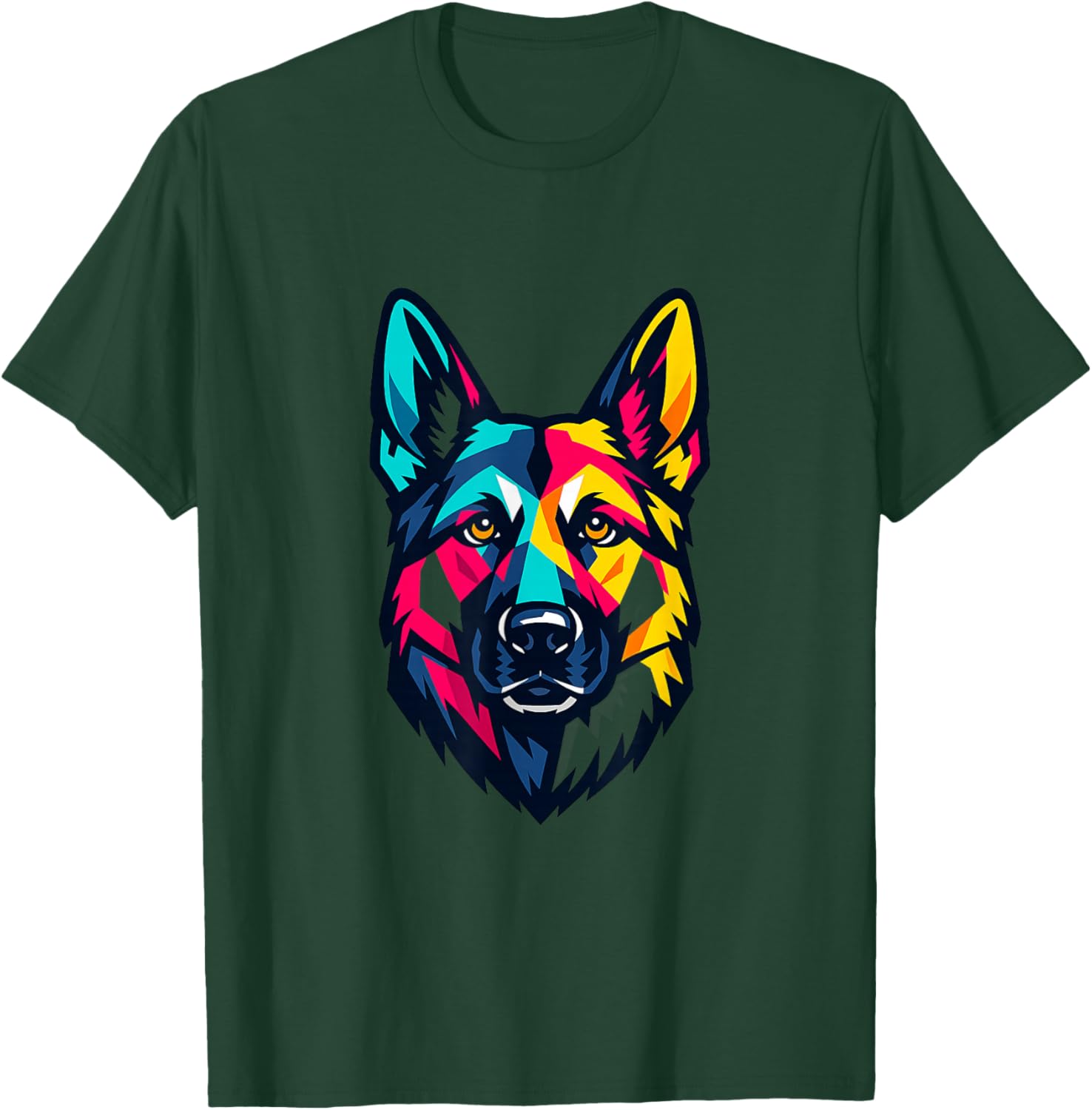 German Shepherd Pop Art T-Shirt - T-Shirt | Forest
