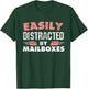 Funny Mailman Gift Mail Carrier Shirt Postal Worker T-Shirt - T-Shirt | Forest