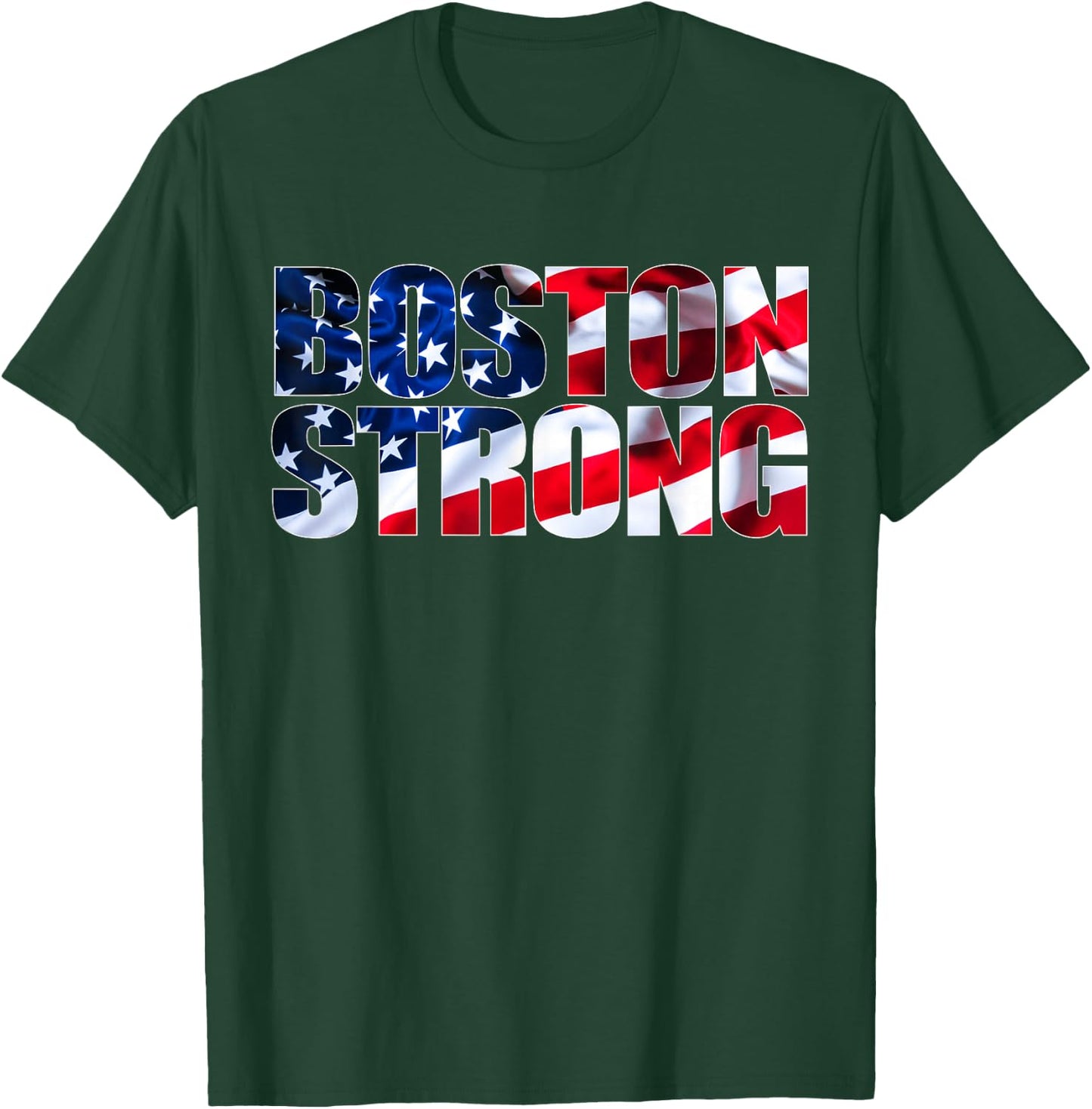 Boston Strong - USA T-Shirt - T-Shirt | Forest