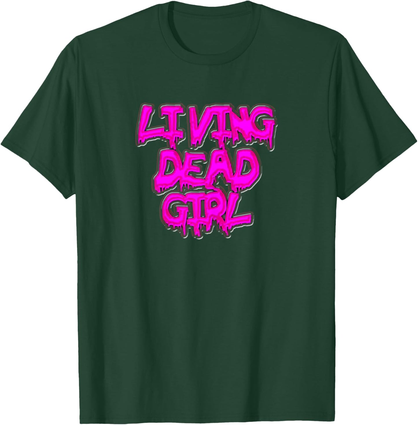 Living Dead Girl - Women's Zombie T Shirt - Black T-Shirt - T-Shirt | Forest