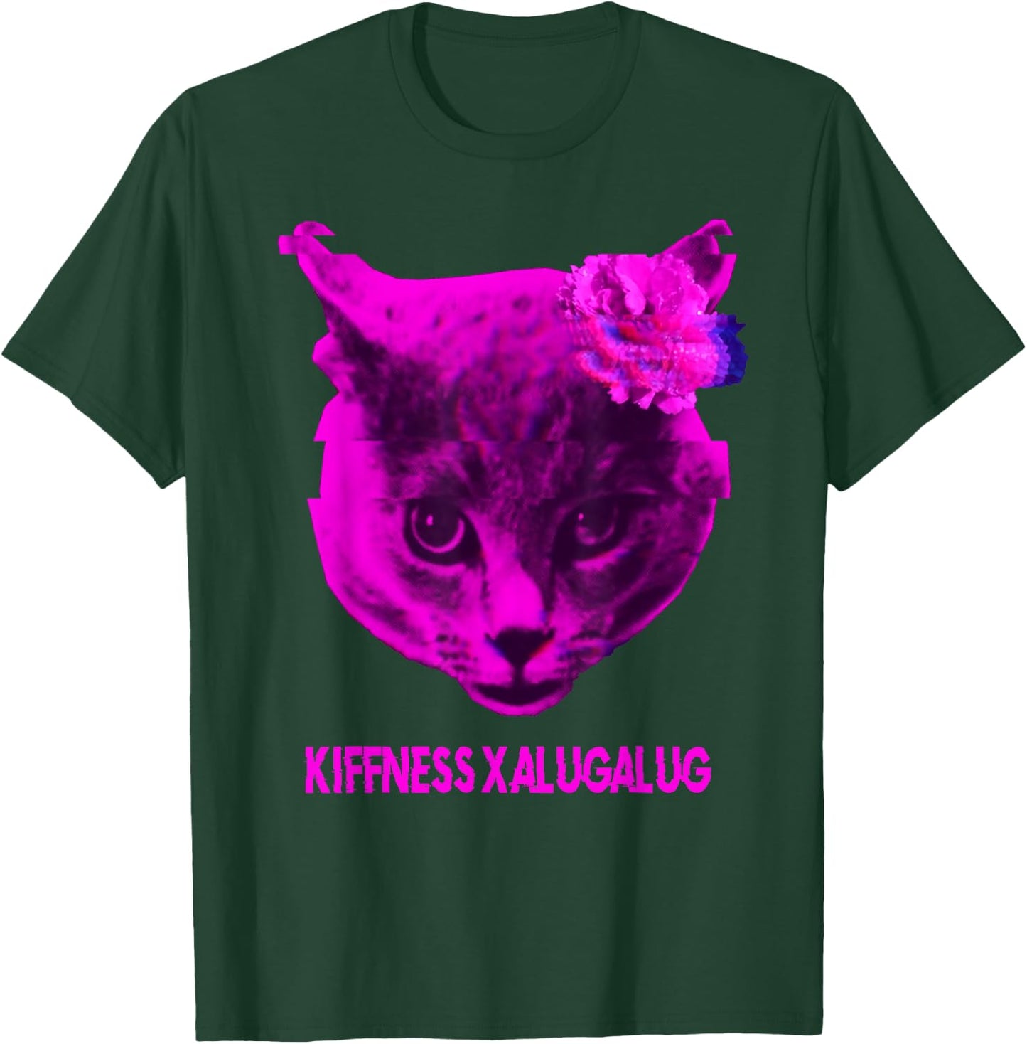 Cat Kiffness X Alugalug Women T-Shirt - T-Shirt | Forest