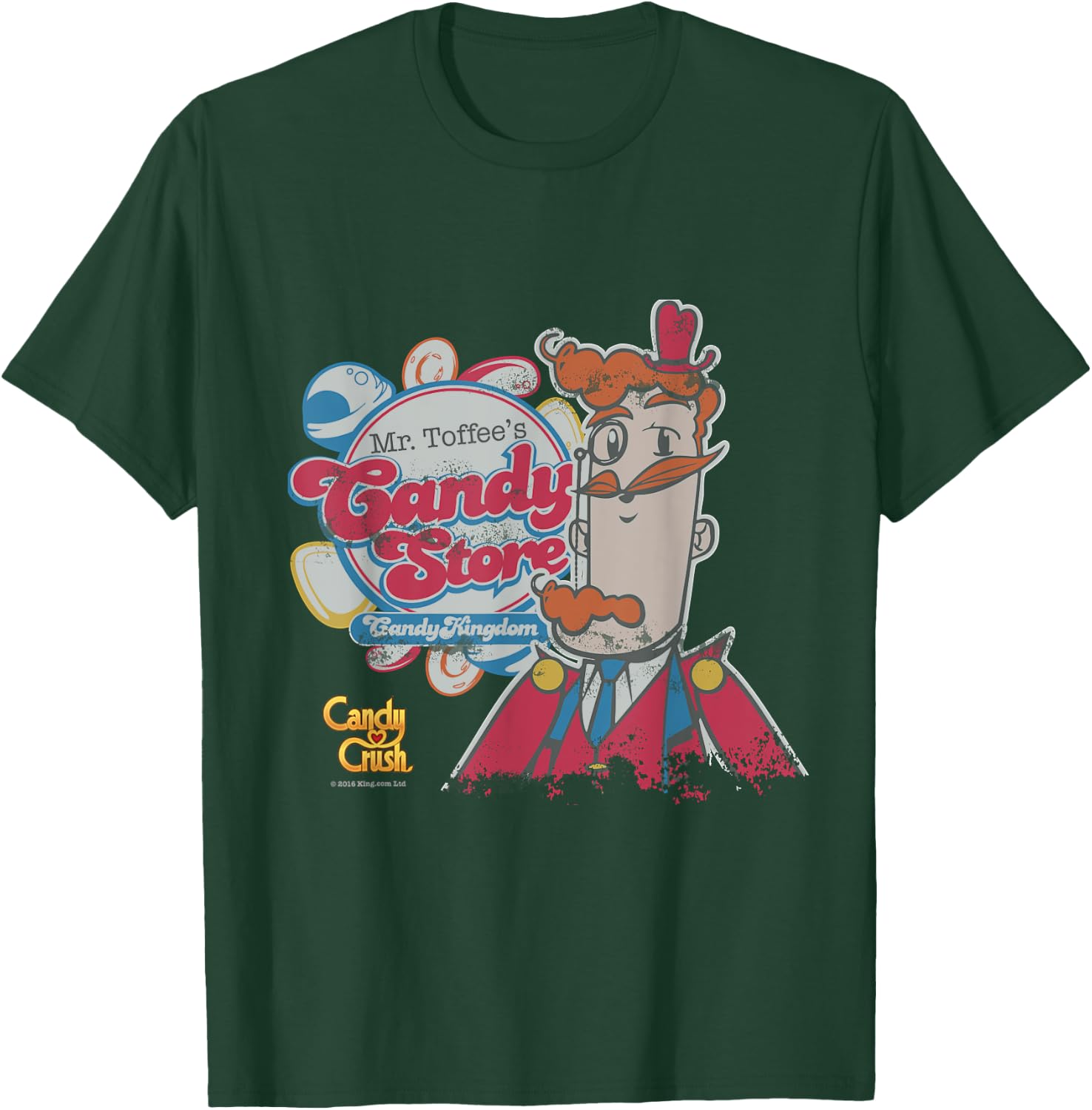 Candy Crush Mr Toffee T-Shirt - T-Shirt | Forest