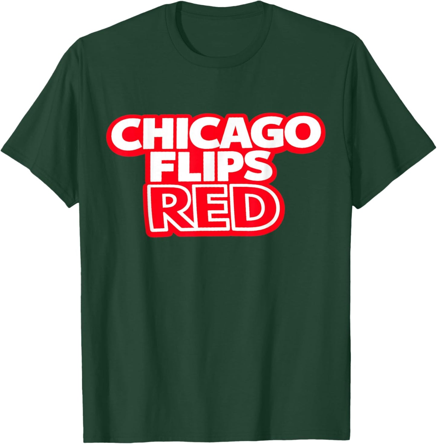 Chicago Flips Red T-Shirt - T-Shirt | Forest