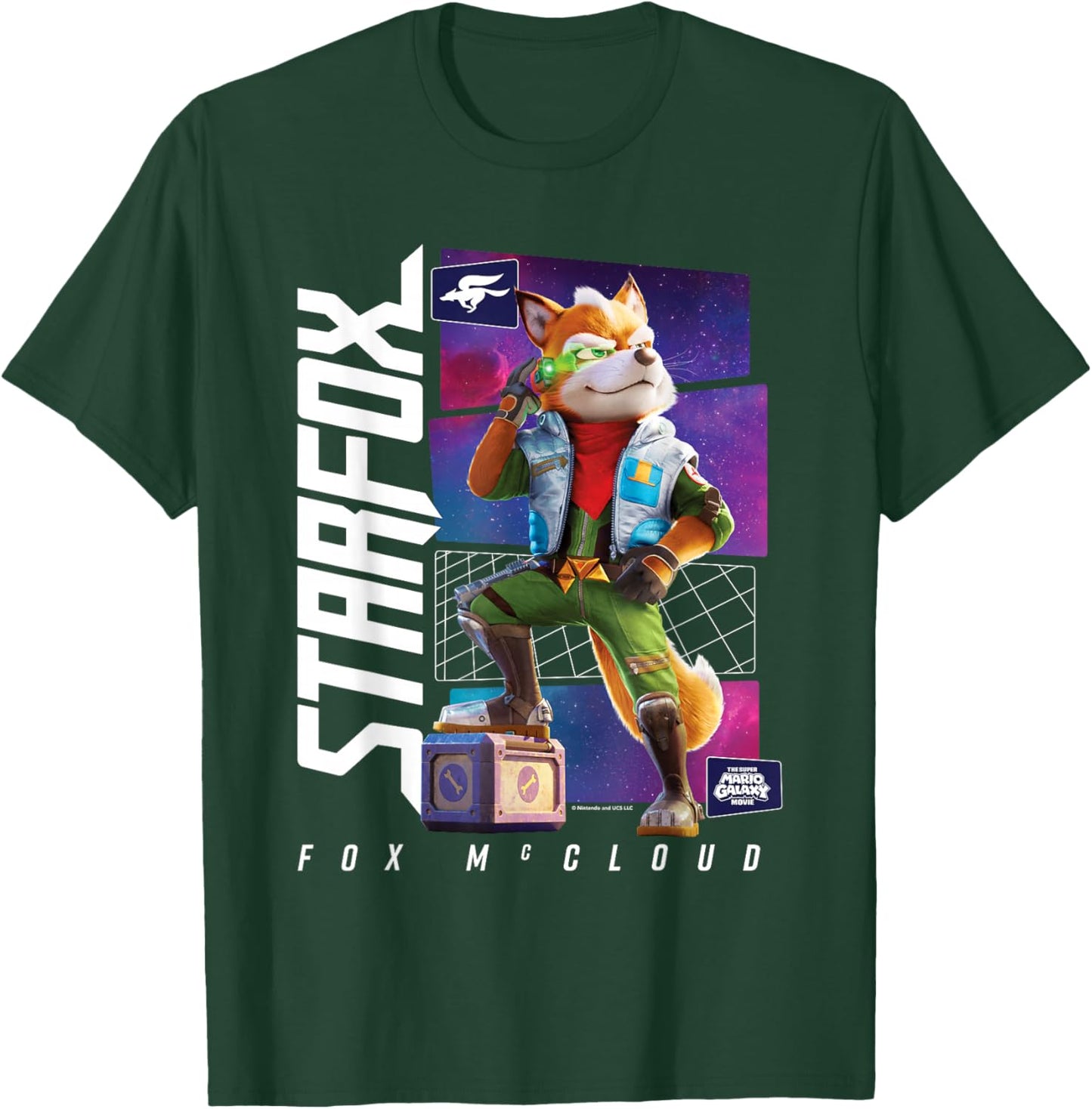 The Super Mario Galaxy Movie Fox McCloud Hero Pose T-Shirt - T-Shirt | Forest