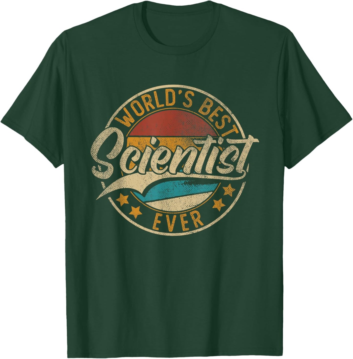 Worlds Best Scientist | Science Teacher T-Shirt - T-Shirt | Forest