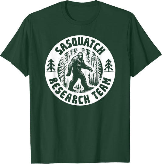 Sasquatch Research Team - Bigfoot Forest Walk T-Shirt - T-Shirt | Forest
