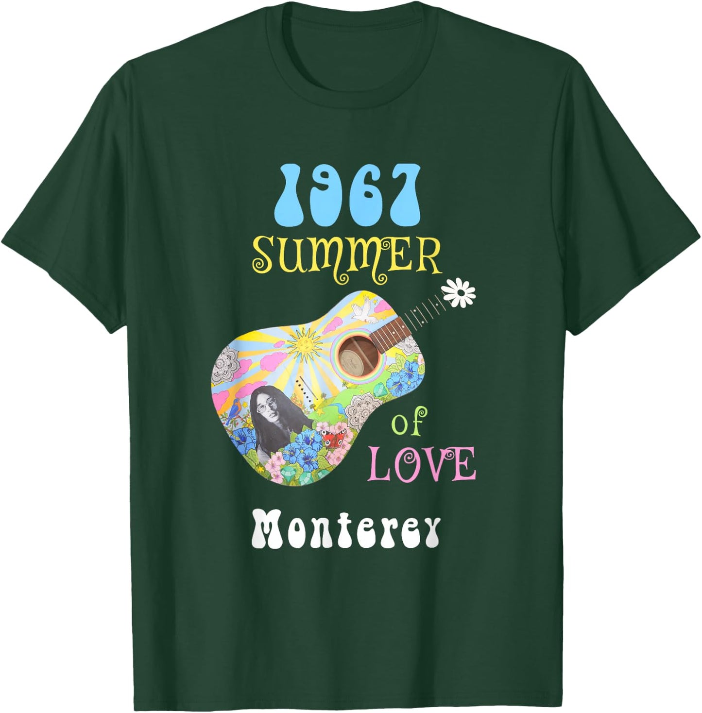 1967 Summer of Love Monterey Hippie T-Shirt - T-Shirt | Forest