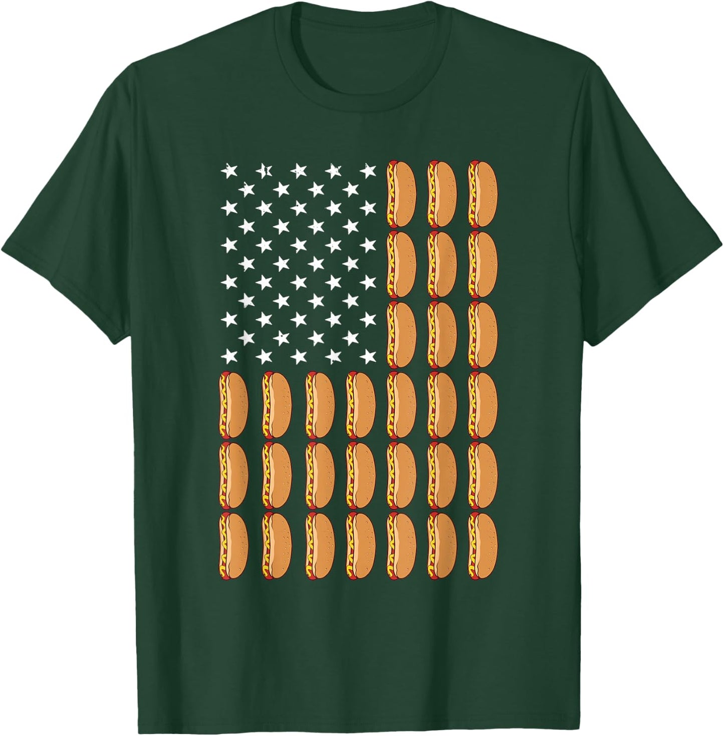 Cool Hot Dog Outfit Women Adult Hotdog Lover Hot Dog T-Shirt - T-Shirt | Forest