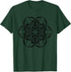 Black Lotus Flower Mandala Peace Hippie Tattoo T-Shirt - T-Shirt | Forest