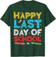 Happy Last Day of School Shirt Boy Girl Student Teacher T-Shirt - T-Shirt | Forest
