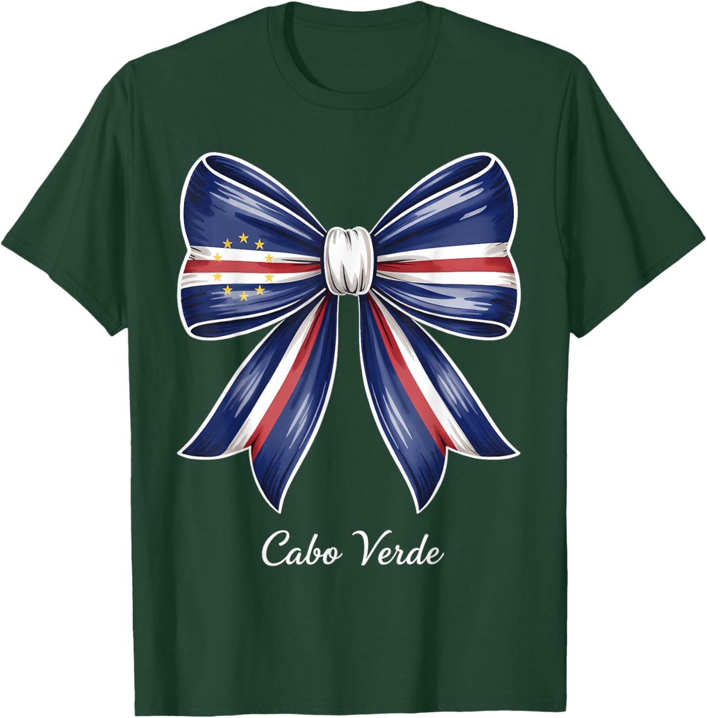 Cape Verde Roots Cabo Verde Cape Verdean Flag T-Shirt - T-Shirt | Forest